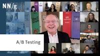 Is A/B Testing Faster than Usability Testing at Getting Results? (Video)