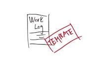 A Work Log Template for Software Engineers