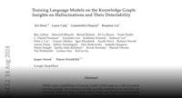 Paper page - Training Language Models on the Knowledge Graph: Insights on Hallucinations and Their Detectability