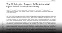 Paper page - The AI Scientist: Towards Fully Automated Open-Ended Scientific Discovery