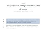 [번역] James Snell과 함께하는 Node.js 심층 분석