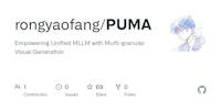 GitHub - rongyaofang/PUMA: Empowering Unified MLLM with Multi-granular Visual Generation