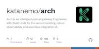 GitHub - katanemo/arch: Arch is an intelligent prompt gateway. Engineered with (fast) LLMs for the secure handling, robust observability, and seamless integration of prompts with APIs - all outside business logic. Built by the core contributors of Envoy proxy, on Envoy.