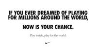 'Play Inside, Play for the World' Says Nike in Campaign Promoting Social Distancing