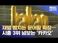 재벌 뺨치는 문어발 확장...시총 3위 넘보는 '카카오' (2021.06.14/뉴스데스크/MBC)