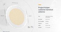 Amazon's Project Kuiper reveals design of antennas customers will use for internet-from-space constellation