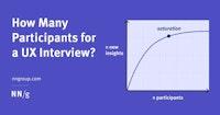 How Many Participants for a UX Interview?