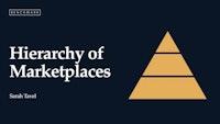 The Hierarchy of Marketplaces - Introduction and Level 1