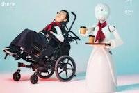 로봇으로 장애인의 일자리를 창출하다... 아바타 로봇 '오리히메'