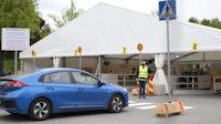 Finland starts casting early votes, sometimes drive-in style