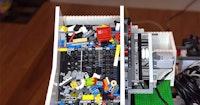 the universal LEGO sorter is an AI-powered machine that sorts every type of block