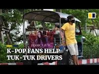 K-pop fans extend a helping hand to Bangkok's hard-hit tuk-tuk drivers