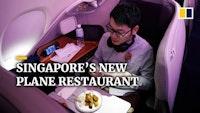 Grounded plane serves as restaurant to help Singapore Airlines stay aloft during Covid-19 pandemic
