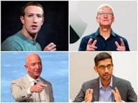 페이스북·애플·아마존·구글 CEO, 한 자리서 "독점 아니다…삼성·LG가 산업 환경 바꿔"
