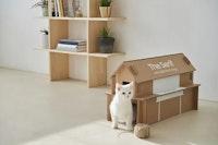 삼성전자 TV 포장재로 고양이집 만들어볼까?