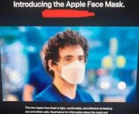 애플, 직원 배포용 마스크 2종 개발