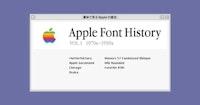 초기 애플 서체의 역사