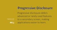 Progressive Disclosure