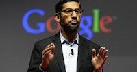 Google's Sundar Pichai becomes Alphabet CEO; Larry Page and Sergey Brin step down