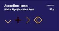 Accordion Icons: Which Signifiers Work Best?