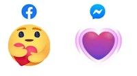Facebook adds new 'care' emoji reactions on its main app and in Messenger