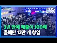 폭발적 성장 스타트업...올해만 12만 개 창업 / KBS 2021.11.22.