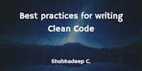 Best practices for Clean Code