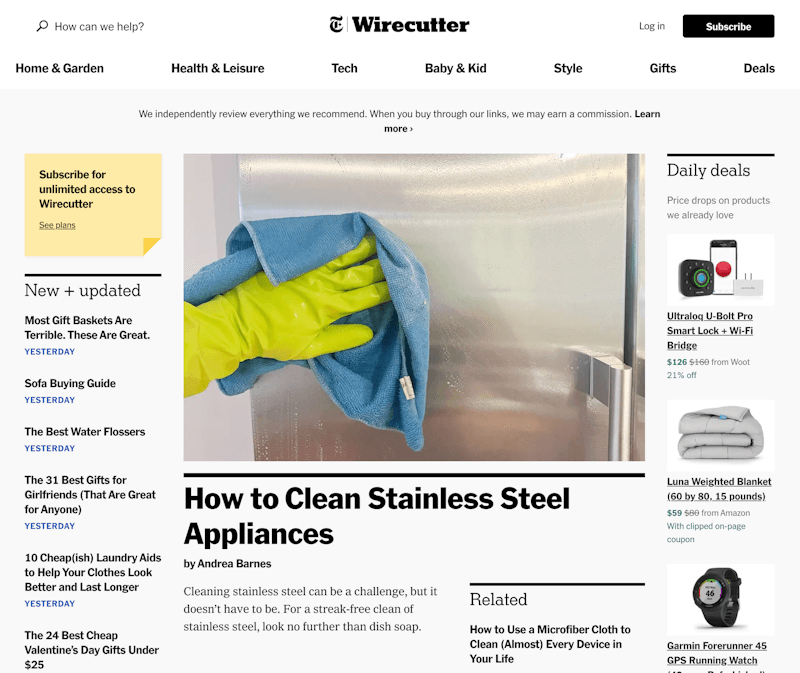 Wirecutter : 창업 5년만에 뉴욕타임스에 300억에 팔린 블로그